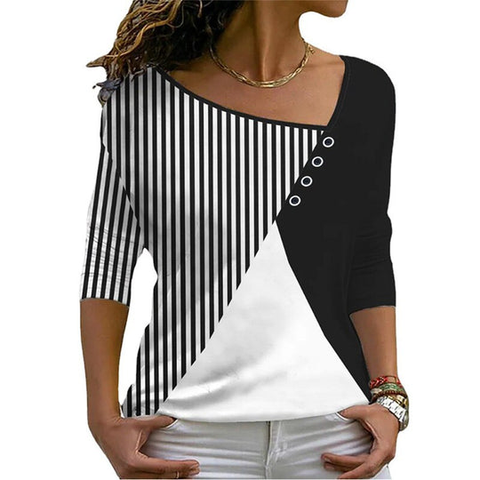 Women's Three Quarter Sleeve Casual Top