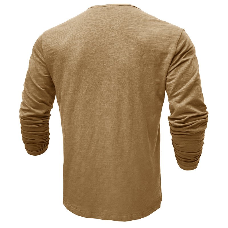 Callum | Casual Henley Shirt