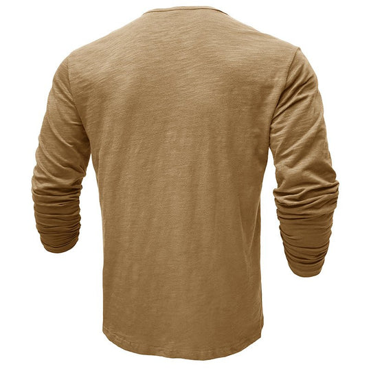 Callum | Casual Henley Shirt