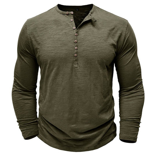 Callum | Casual Henley Shirt