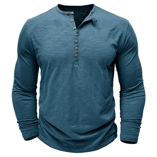 Callum | Casual Henley Shirt