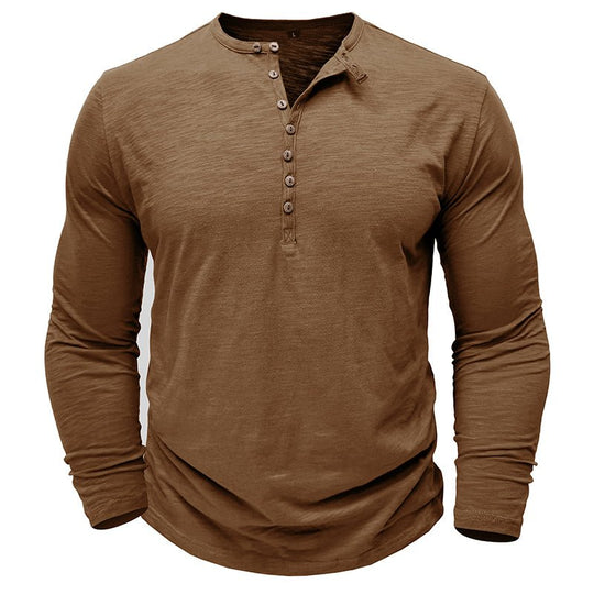 Callum | Casual Henley Shirt