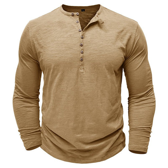 Callum | Casual Henley Shirt