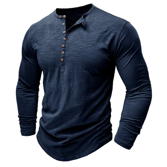 Callum | Casual Henley Shirt