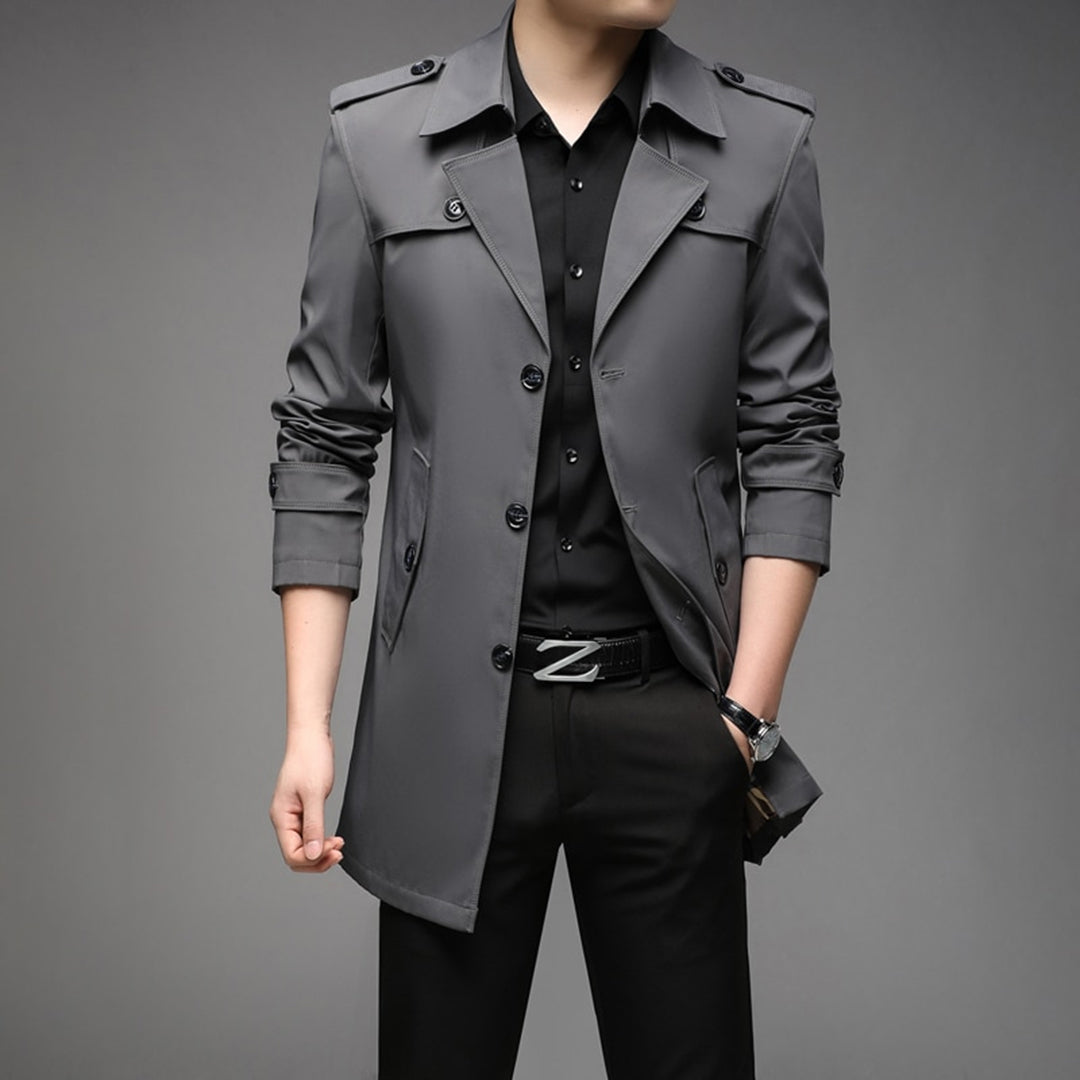 Men's Casual Button Coat