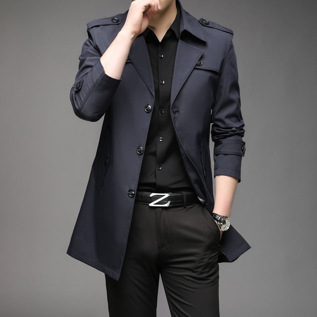 Men's Casual Button Coat