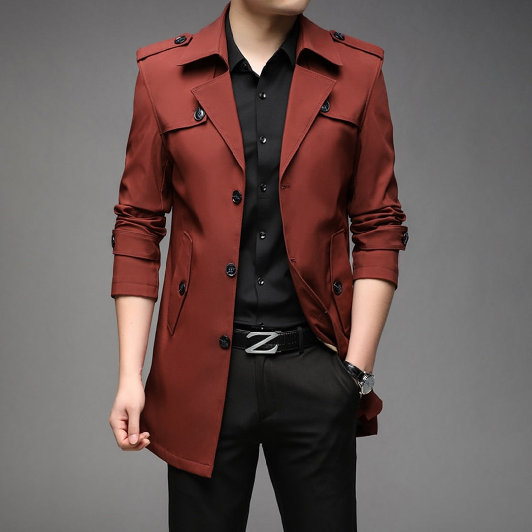 Men's Casual Button Coat