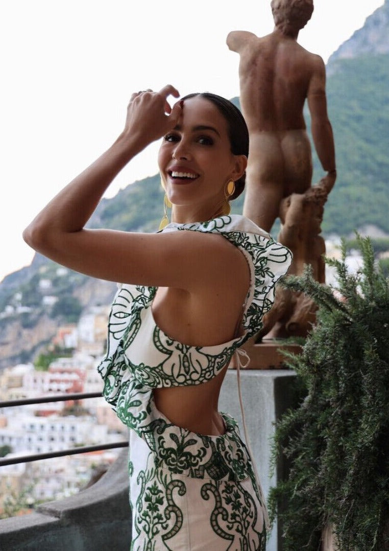 Women's Backless Maxi Summer Dress